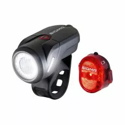 SIGMA AURA 35 USB LED Front Light/NUGGET II Rear Light Set