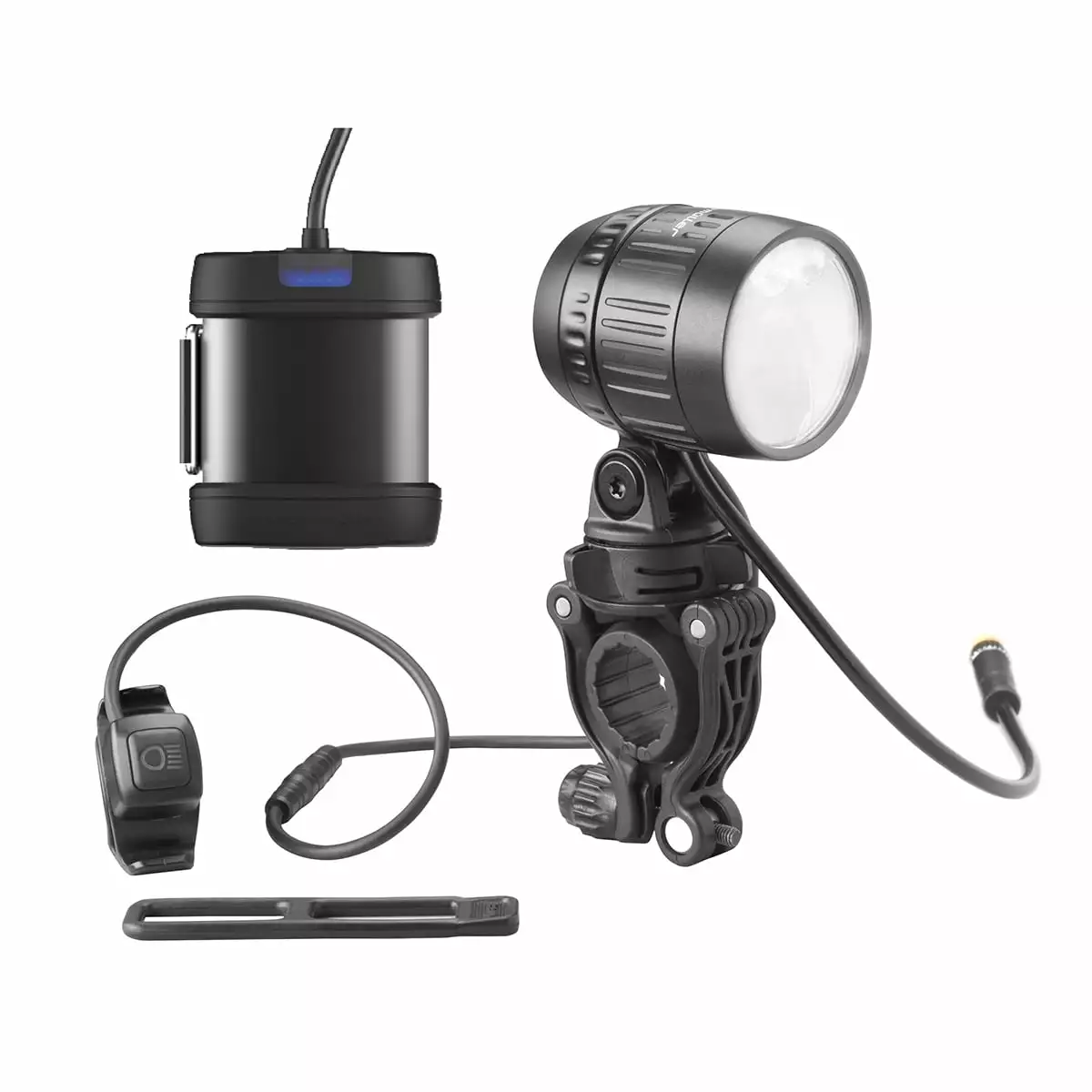 B&M IQ-XM Speed Battery-Powered Front Light With High Beam Function