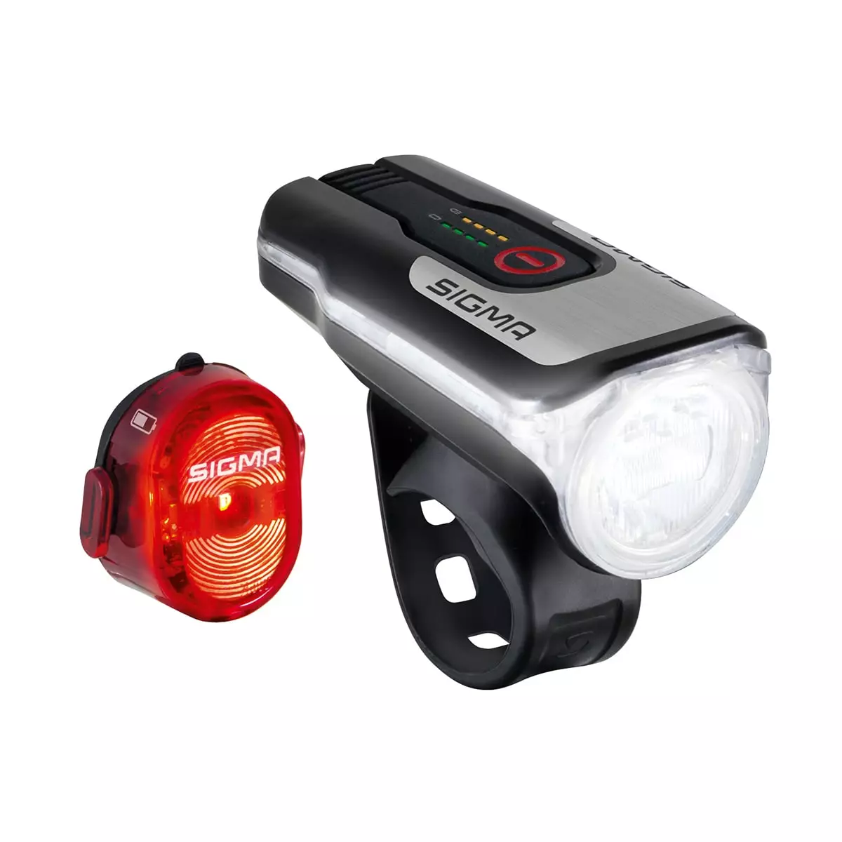 SIGMA AURA 80 USB LED Front Light/NUGGET II Rear Light Set - Billede 2